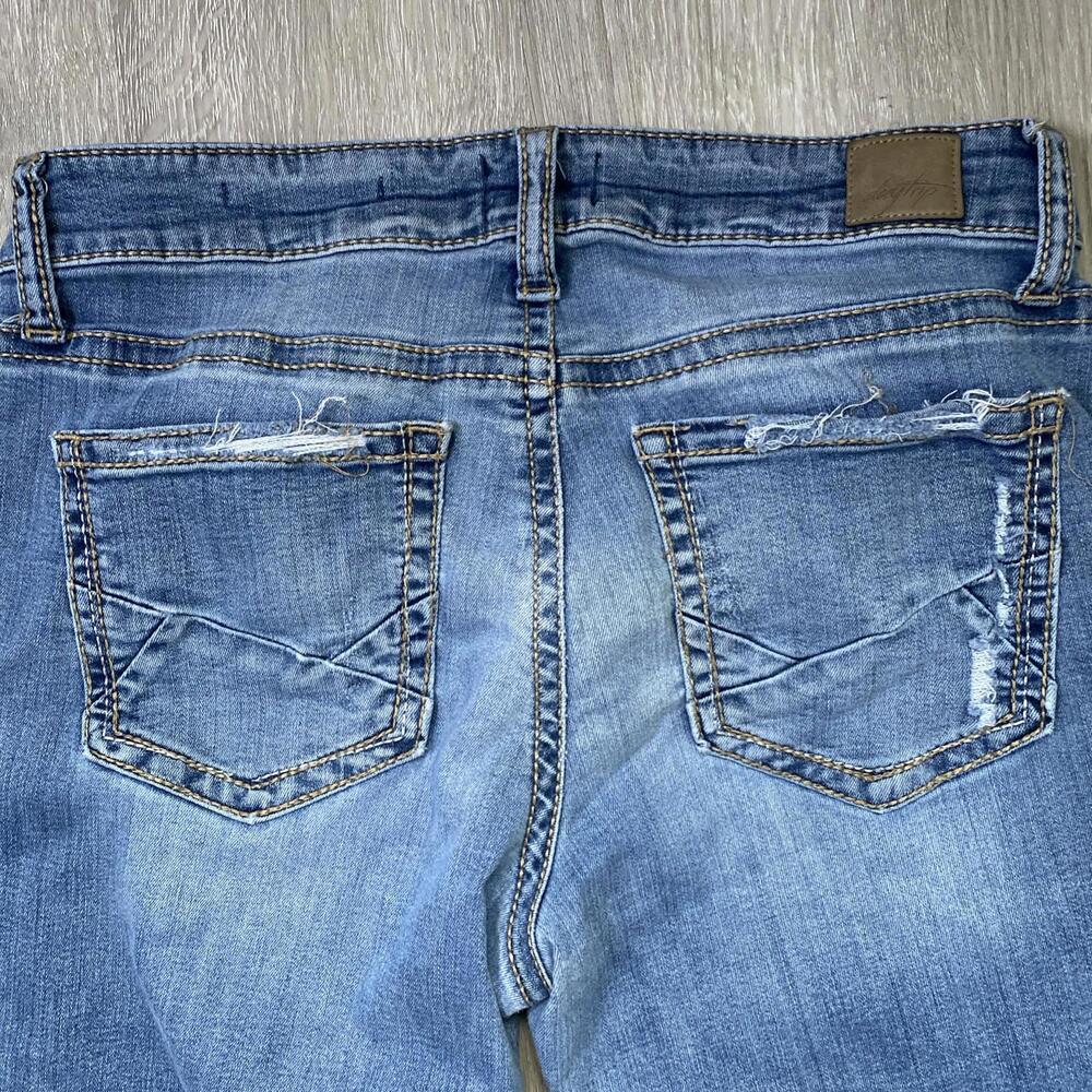 Virgo Jeans Women’s Daytrip Blue Distressed Skinny 28 S - Picture 10 of 10